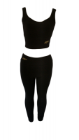 Shameless Persistence SP - Gym Outfit 1 Mesh Back Crop Top With Mesh Sided Tights: Divine Photo
