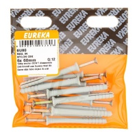 Eureka Nail-In Nylon Countersunk 6 X 60mm Q:12 Photo