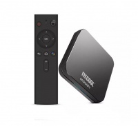 MeCool KM9 Andriod TV Box S905X2 DDR2 RAM 16GB ROM Android 10 and V01 Mouse Photo