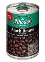 Rhodes Black Beans in Brine 12x400g x 1 Pack Photo