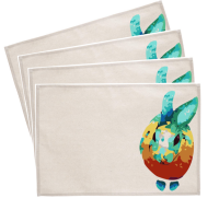 PepperSt Picasso Bunny - Placemats - Set of 4 Photo