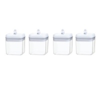 TRENDZ Pack of 4 - 1.5L Narrow Style food canisters Photo