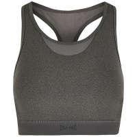 USA Pro Ladies Mid Support Bra - Charcoal Marl [Parallel Import] Photo