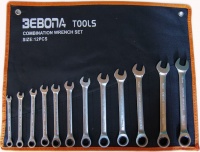 Bebona Tools - Combination wrench set - Size:- 12 Piece Photo