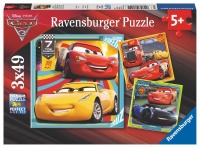 Ravensburger Disney Cars Legends of the Track - 3 x 49 Piece Puzzles Photo