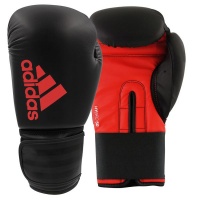 adidas Hybrid50 Black/Red Boxing Glove 12-Oz Photo
