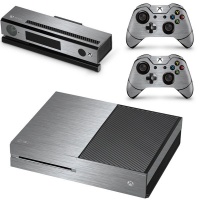 SKIN-NIT Decal Skin For Xbox One: Brushed Steel Photo