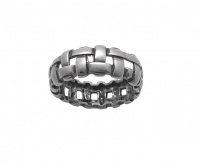 Stainless Steel Woven Design Band Photo