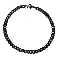 Xcalibur Black Curb 5mm Bracelet In Stainless Steel SSGB7441 Photo