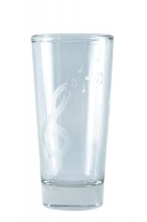 All African Goods Music Notes - Etched Shot Glass Photo