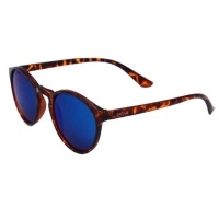 Kagiva's Round Vintage Polorized Women Sunglasses - Blue/Brown Photo