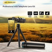 Apexel 60X Optical Zoom Mobile Phone Telescope Camera Lens for Smartphone Photo
