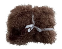 Bespoke Brats Small Round Pet Blanket Brown BR4 Photo