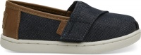 Navy Heavy Denim Tiny TOMS Classics Photo