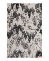 Apadana Rugs Art Modern Ozlem Charcoal Grey And Beige 400x300 Photo