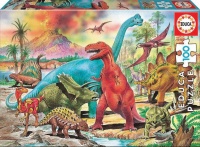 Educa Dinosaurs Cardboard Puzzle - 1 x 100 Piece Photo