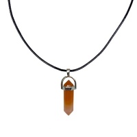 Earth Stone Collection - Carnelian Bullet Stone Necklace Photo