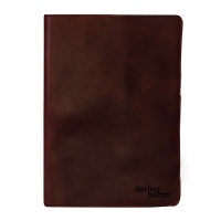 DoringBoom Men's A4 genuine Leather sleeve for Note pad / Exam Pad / writing journal Photo