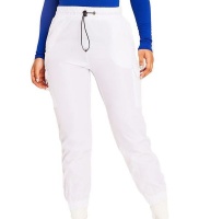 I Saw it First - Ladies Off White Shell Side Pocket Cargo Trousers Photo
