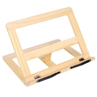 Mix Box Adjustable Wooden Reading Book-Rack / Cookbook Recipe Stand / Tablet Stand Photo