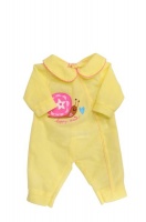 Dollsworld - Doll Clothes - Yellow Romper Suitable For Dolls Up To 46cm Photo