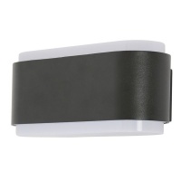 Zebbies Lighting - Panello - Charcoal 10W LED Up/Down Outdoor Wall Light Photo