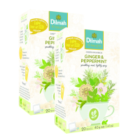 Dilmah - Green Rooibos Ginger & Peppermint Infusion 40 Tagged Tea Bags Photo
