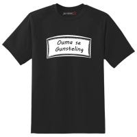 Just Kidding Kids "Ouma se Gunsteling" Short Sleeve T-Shirt -Black Photo