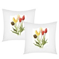 PepperSt - Scatter Cushion Cover Set - Botanical Tulips Photo