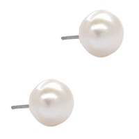 Lily Rose Lily & Rose 8mm Freshwater Pearl Earring Stud - Stainless Steel Pin Photo