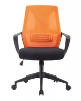 LINX Jagger Mid Back Mesh Chair - Orange Photo
