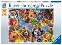 500 Piece Puzzles-Animal Selfie Photo
