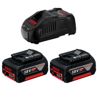Bosch - Charger with 2 x Batteries GBA 18V 4.0Ah Photo