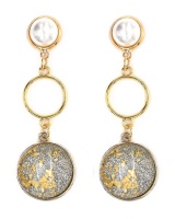 Lily&Rose Pearl & Fancy Drop Gold Earring Photo