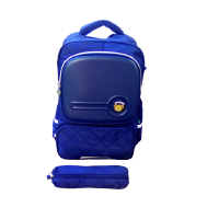 Suneight School Backpack Bag - Navy Blue Photo