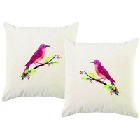 PepperSt - Scatter Cushion Cover Set - Red Bird Photo
