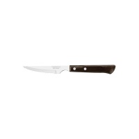Tramontina Dishwasher Safe 10cm Serrated Steak Knife with Brown Handle Photo