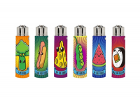 Clipper Lighter - Pop Cover - Hippie - 6 pack Photo
