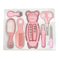 7" 1 Essential Baby Healthcare & Grooming Kit - Pink Photo