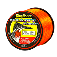 Kingfisher Giant Abrasion Nylon Fishing Line .45MM 13.6KG/30LB Colour Orange 600M Spool Photo