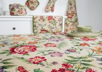 GNL Good Night Linen GNL - Amara Blossom Woven Table Cloth Photo