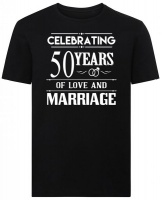 Celebrating 50 Years Of Love And Marriage Tshirt Photo