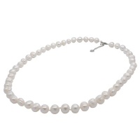 Lily Rose Lily & Rose 8mm White Freshwater Pearl Necklace 45cm long Photo