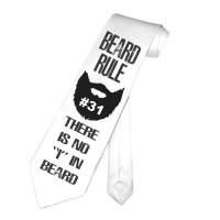 PepperSt Men's Collection - Designer Neck Tie - Beard Rule #31 Photo