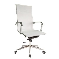 The Office Chair Corp TOCC White Netting High Back Chair Photo