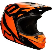 Fox Racing Fox V1 Race Orange Helmet Photo