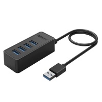 Orico 4 Port USB3.0 HUB with 30cm cable - Black Photo