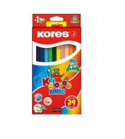 Kores Kolores Jumbo 24 Colouring Pencils Photo