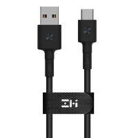 Baseus ZMI 3A USB Type-A to Type-C Braided Nylon Cable with LED Photo