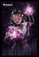 Magic The Gathering - Liliana Poster with Black Frame Photo